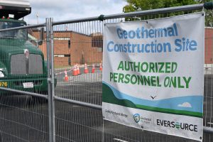 Eversource, Massachusetts' largest gas utility company, is running the first pilot program in the United States in which a major utility uses geothermal energy to power a neighborhood, in Framingham, Massachusetts, Aug. 3, 2024.